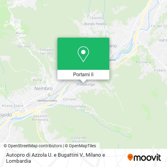 Mappa Autopro di Azzola U. e Bugattini V.