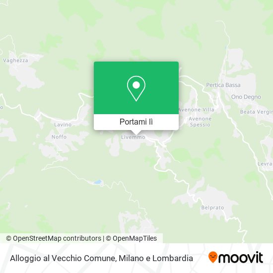 Mappa Alloggio al Vecchio Comune