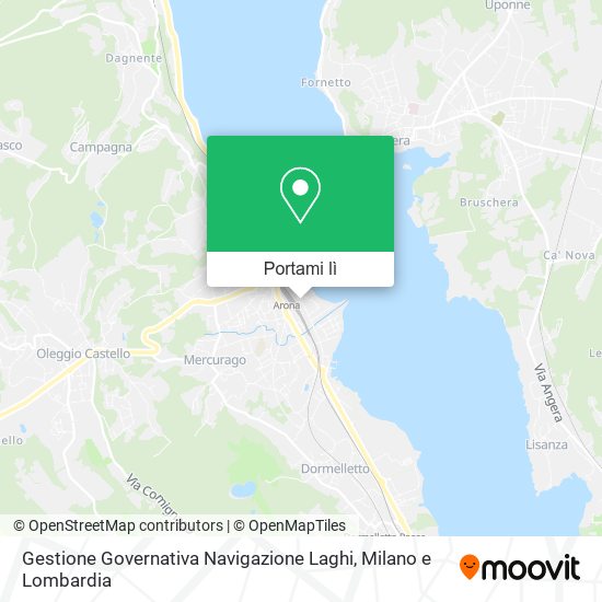 Mappa Gestione Governativa Navigazione Laghi