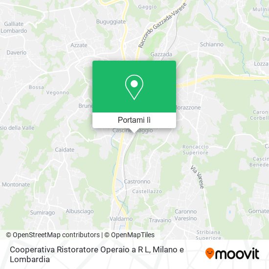 Mappa Cooperativa Ristoratore Operaio a R L