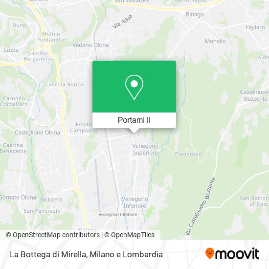 Mappa La Bottega di Mirella