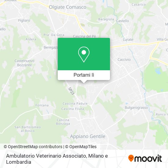 Mappa Ambulatorio Veterinario Associato