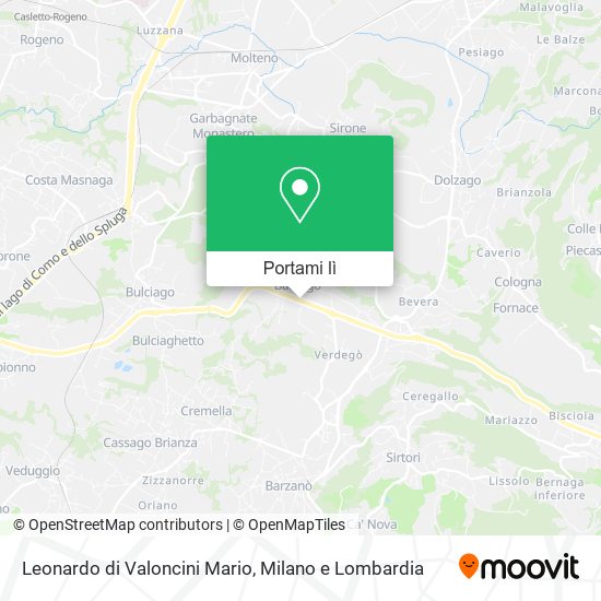 Mappa Leonardo di Valoncini Mario