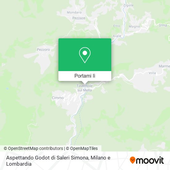Mappa Aspettando Godot di Saleri Simona