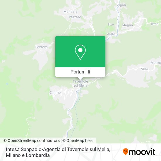 Mappa Intesa Sanpaolo-Agenzia di Tavernole sul Mella