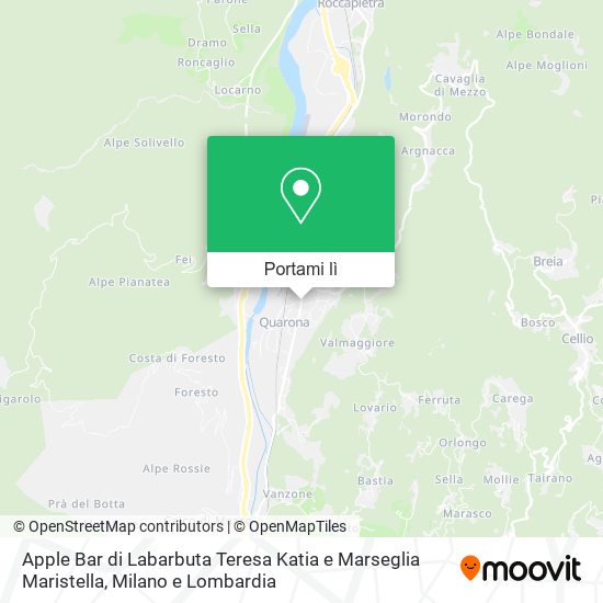 Mappa Apple Bar di Labarbuta Teresa Katia e Marseglia Maristella