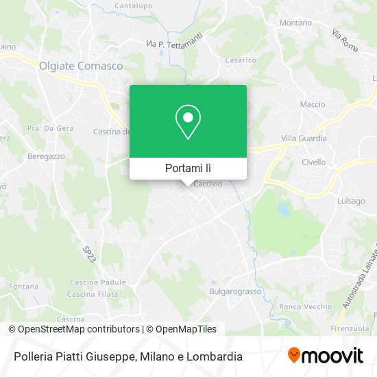 Mappa Polleria Piatti Giuseppe