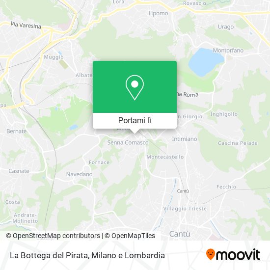 Mappa La Bottega del Pirata