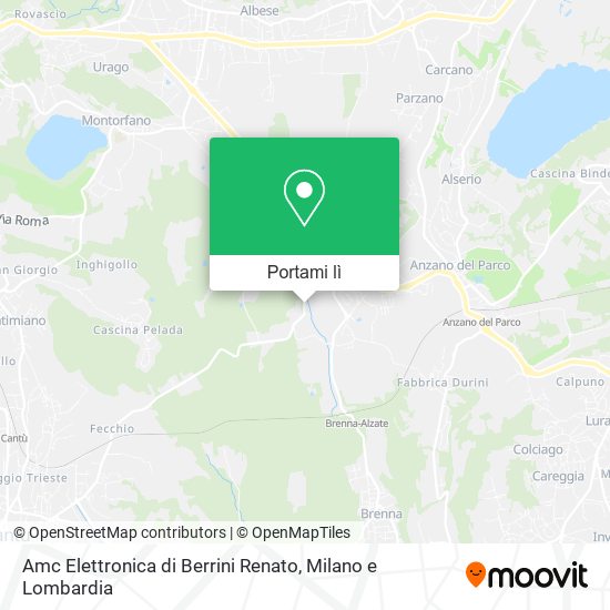 Mappa Amc Elettronica di Berrini Renato