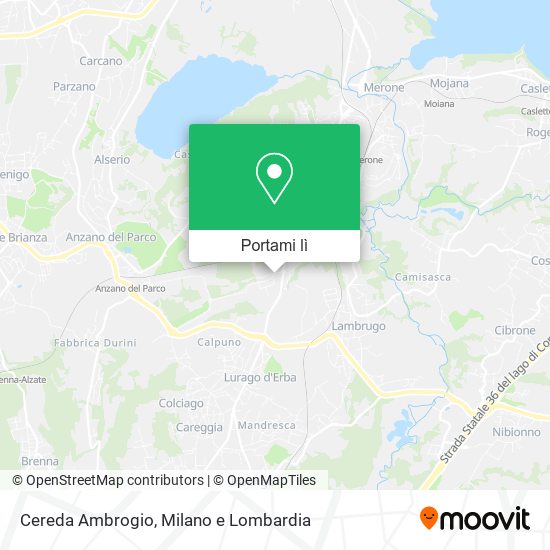 Mappa Cereda Ambrogio