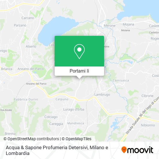 Mappa Acqua & Sapone Profumeria Detersivi