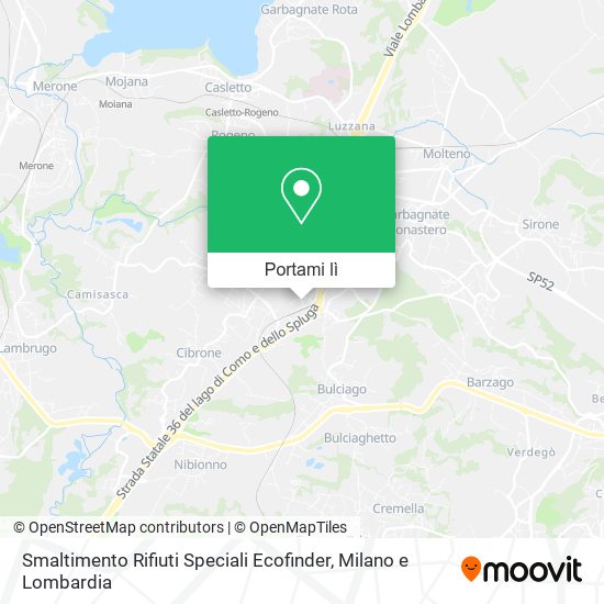 Mappa Smaltimento Rifiuti Speciali Ecofinder