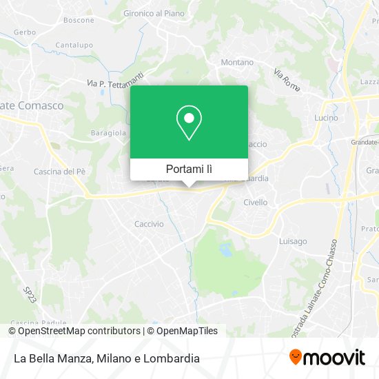 Mappa La Bella Manza