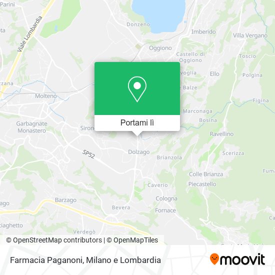 Mappa Farmacia Paganoni