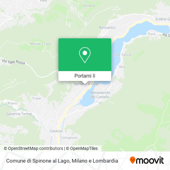 Mappa Comune di Spinone al Lago