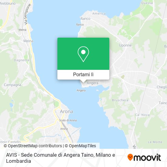 Mappa AVIS - Sede Comunale di Angera Taino