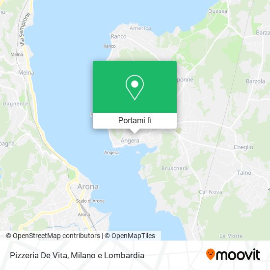Mappa Pizzeria De Vita