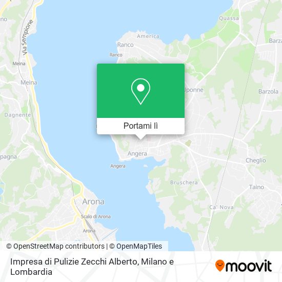 Mappa Impresa di Pulizie Zecchi Alberto