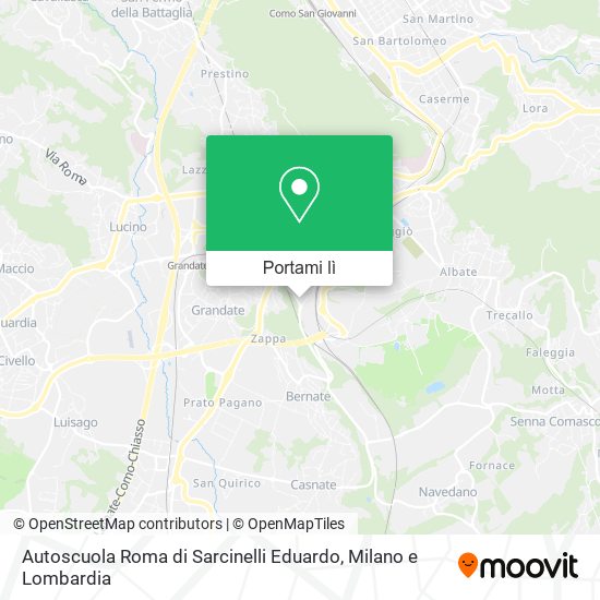 Mappa Autoscuola Roma di Sarcinelli Eduardo