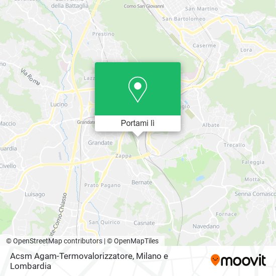 Mappa Acsm Agam-Termovalorizzatore