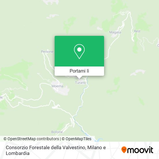 Mappa Consorzio Forestale della Valvestino