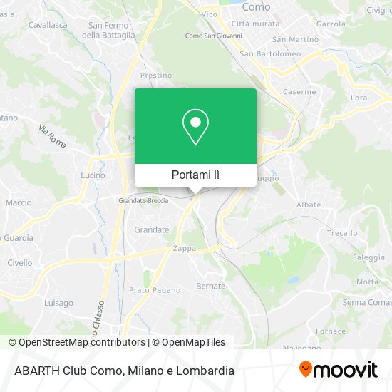 Mappa ABARTH Club Como