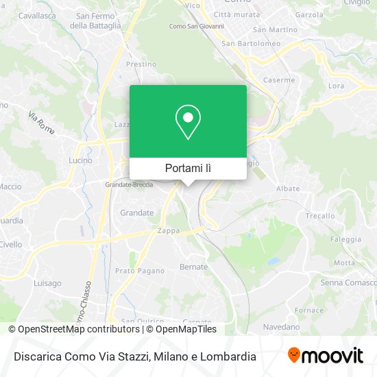 Mappa Discarica Como Via Stazzi