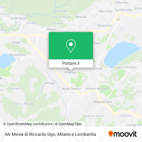 Mappa Mr Movie di Riccardo Ugo