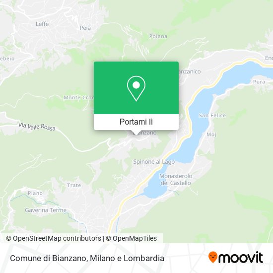 Mappa Comune di Bianzano