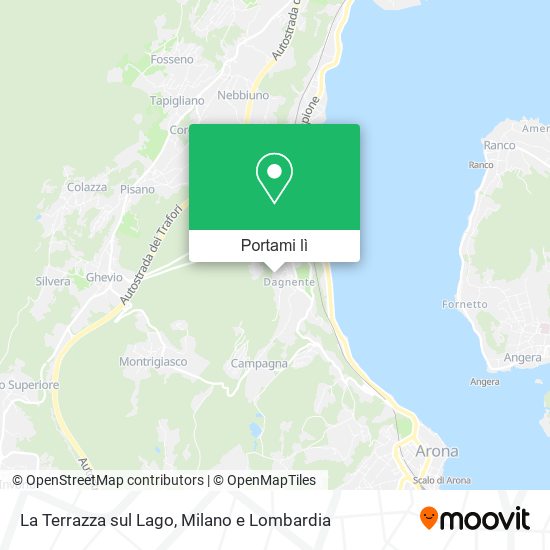 Mappa La Terrazza sul Lago