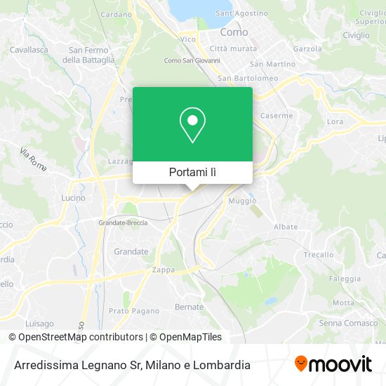 Mappa Arredissima Legnano Sr
