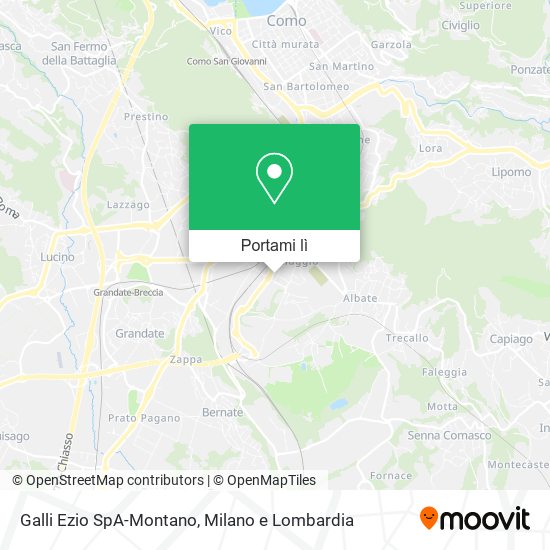 Mappa Galli Ezio SpA-Montano