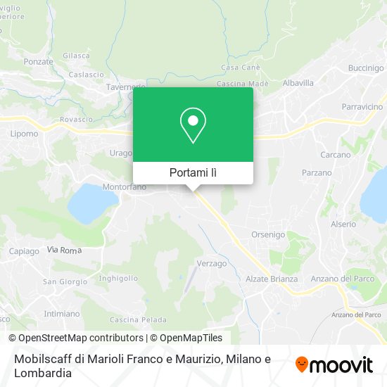 Mappa Mobilscaff di Marioli Franco e Maurizio