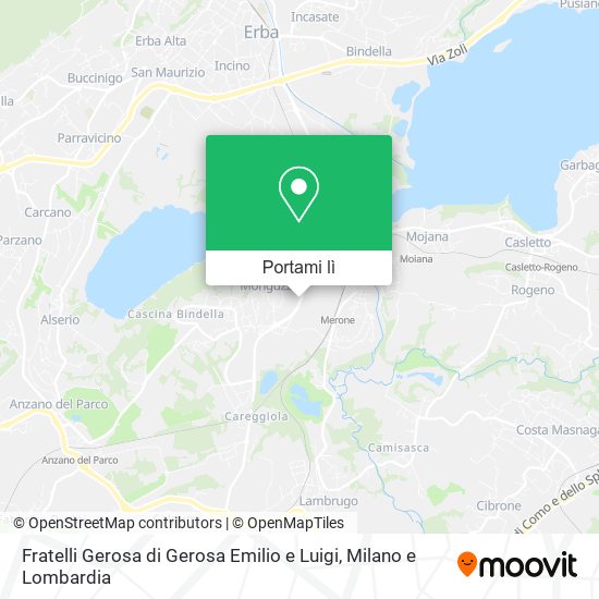 Mappa Fratelli Gerosa di Gerosa Emilio e Luigi