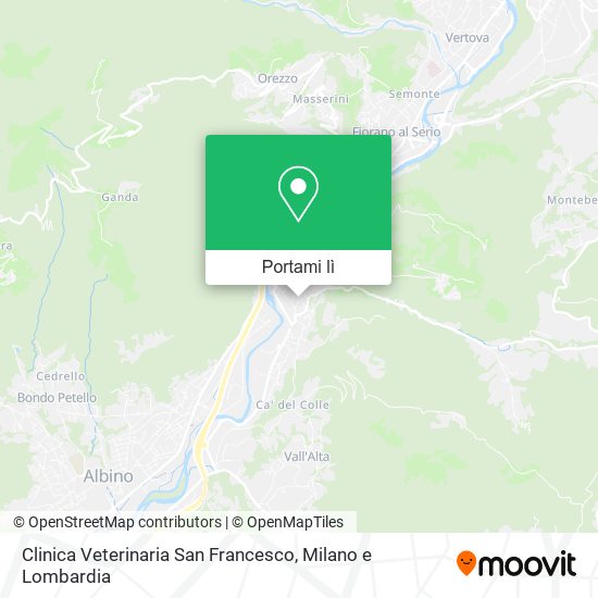 Mappa Clinica Veterinaria San Francesco