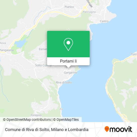 Mappa Comune di Riva di Solto