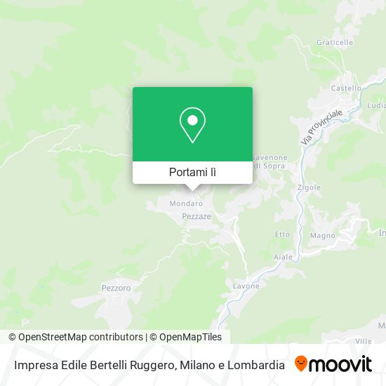 Mappa Impresa Edile Bertelli Ruggero