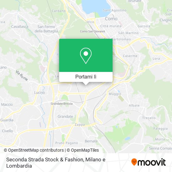 Mappa Seconda Strada Stock & Fashion