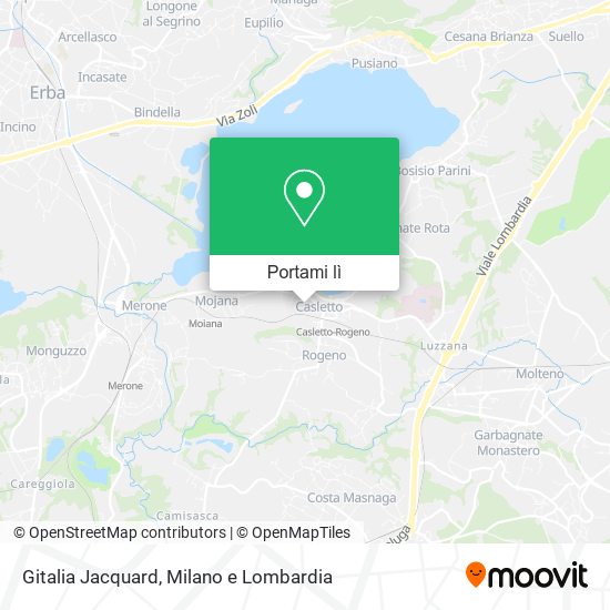 Mappa Gitalia Jacquard