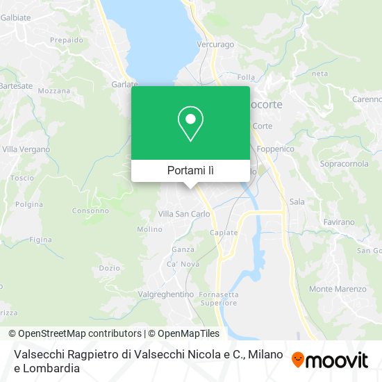 Mappa Valsecchi Ragpietro di Valsecchi Nicola e C.