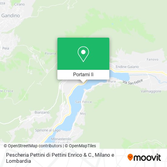 Mappa Pescheria Pettini di Pettini Enrico & C.