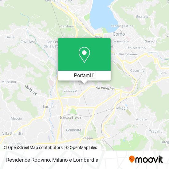 Mappa Residence Roovino