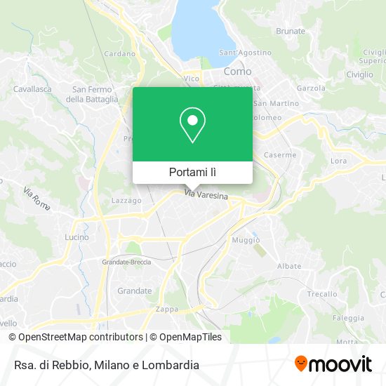 Mappa Rsa. di Rebbio