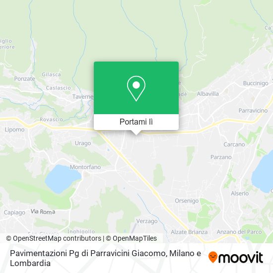 Mappa Pavimentazioni Pg di Parravicini Giacomo