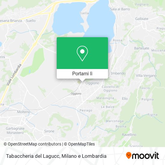 Mappa Tabaccheria del Lagucc