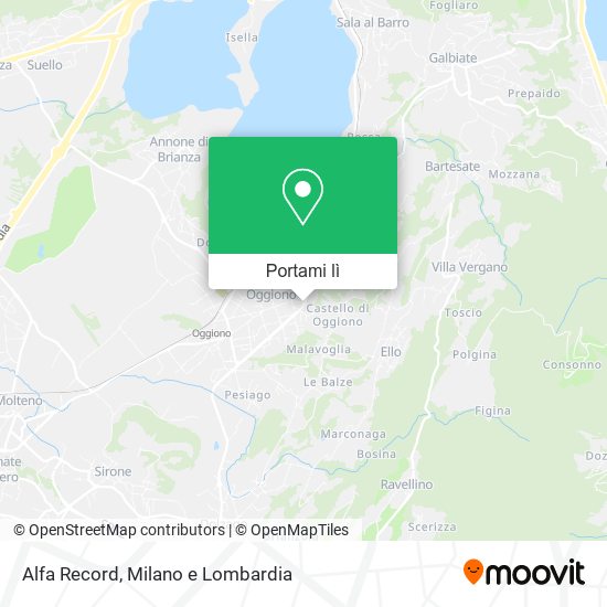 Mappa Alfa Record