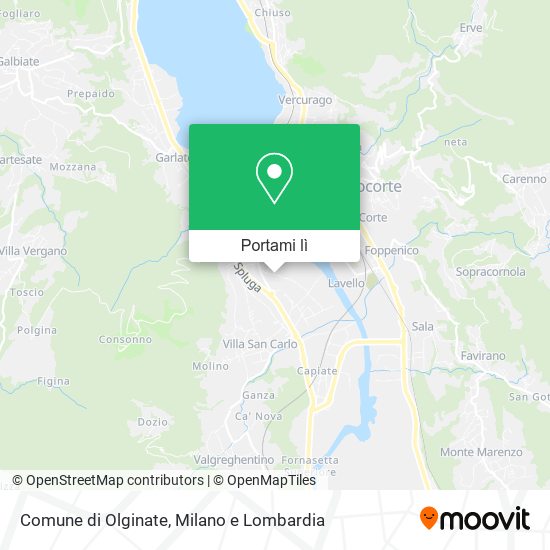 Mappa Comune di Olginate