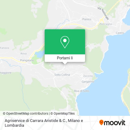 Mappa Agriservice di Carrara Aristide & C.