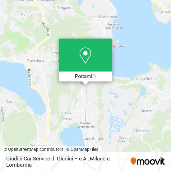 Mappa Giudici Car Service di Giudici F. e A.