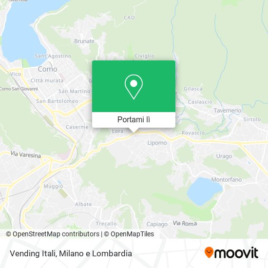 Mappa Vending Itali